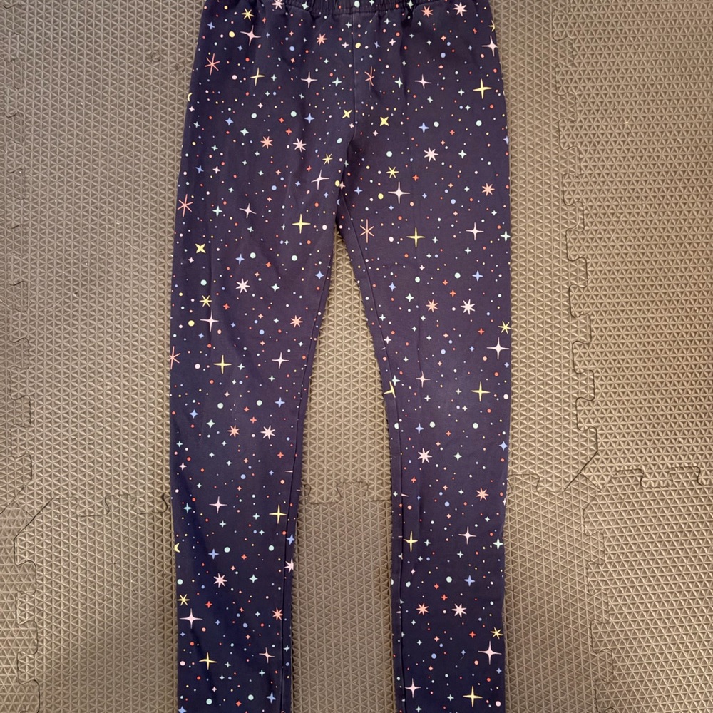 Hanna Andersson Starry Kids Leggings - Navy and Multicolor